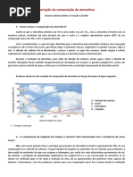 Variação Da Composição Da Atmosfera