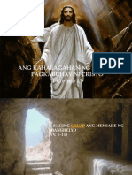 Ang Kahalagahan NG Muling Pagkabuhay Ni Cristo