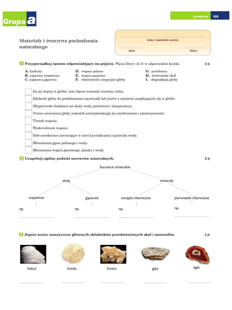 Materialy I Tworzywa Pochodzenia Naturalnego