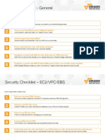 AWS Security Checklist Summary