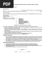 Solicitação Para Utilização de Espaço Físico