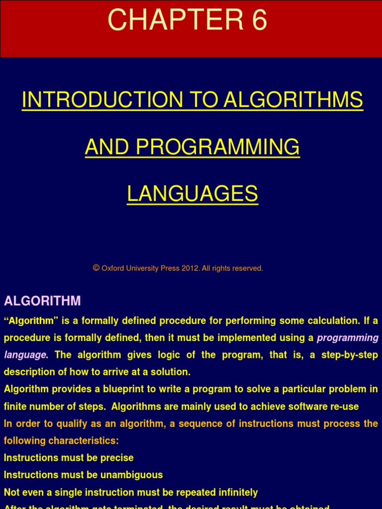 Algorithms | Assembly Language | Algorithms