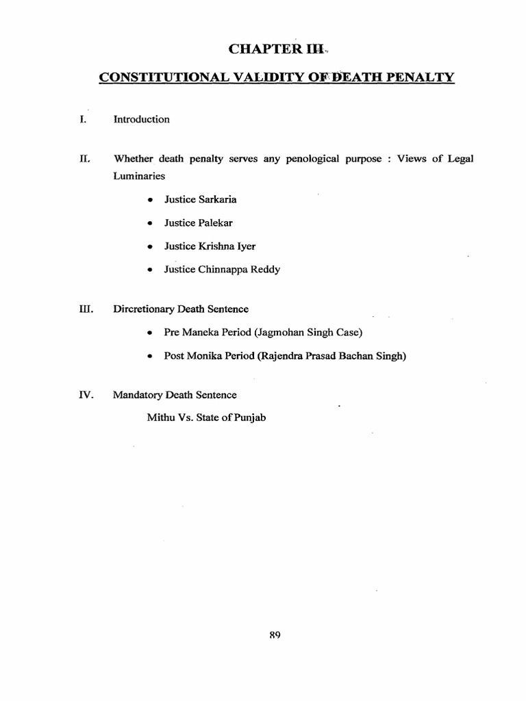 08 - Chapter 3 PDF | PDF | Capital Punishment | United States Constitution