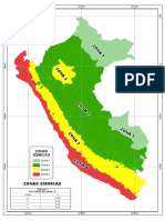 Zonas sísmicas mapa