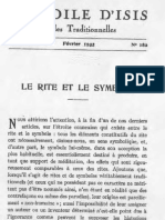 Le Rite Et Le Symbole