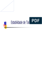 Estabilidade de Taludes