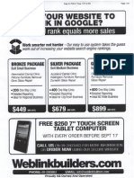 Fax Ad - For Google Website Ranking