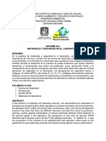 Informe No 1 Materiales y Seguridad en El Laboratorio PDF