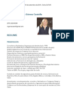 Resume, Psicóloga Aeronáutica, Mónica Gómez Caniella PDF