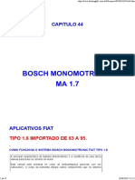 Sistema de injeção eletrônica Bosch Monomotronic do Fiat Tipo 1.6 importado (1993-1995