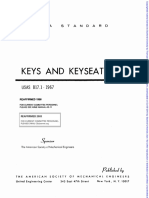 Keyseats: Standard