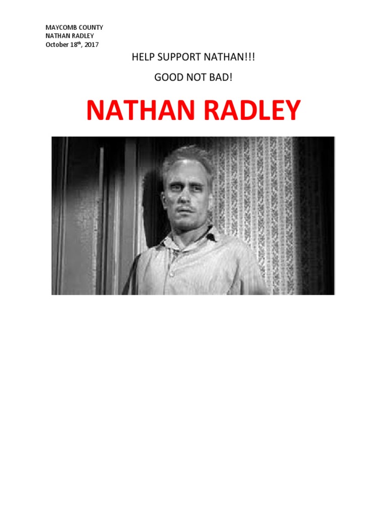 Support Nathan Radley Campaign | PDF