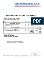 Presupuesto Cartavio