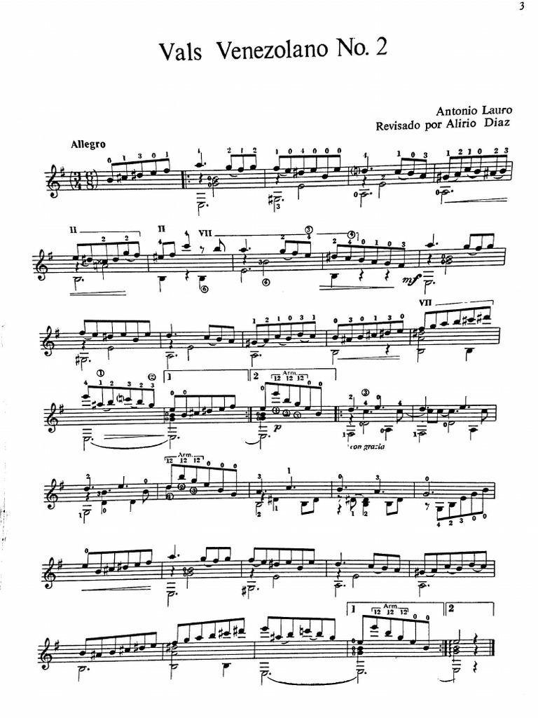 Venezuelan Waltz No 2 Antonio Lauro