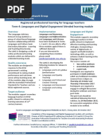 Languages and Digital Engagement Flyer