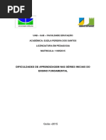 Dificuldades de Aprendizagem