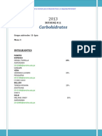 239448023 INFORME 11 Carbohidratos