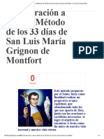 Consagración A María - Método de Los 33 Días de San Luis María Grignon de Montfort - Con Links A Sus Capítulos - Foros de La Virgen María