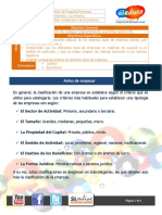 Clasificación Empresa SII