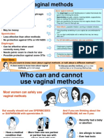 Vaginal Methods: Spermicides