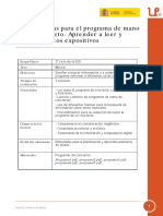 Aprender Elaborar Notas para El Programa de Mano de Un Concierto PDF