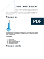 Procesos de Conformado