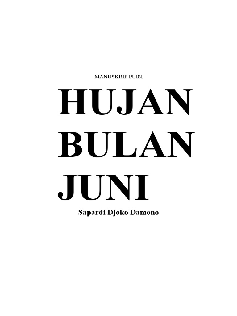 Manuskrip Puisi Hujan Bulan Junipdf