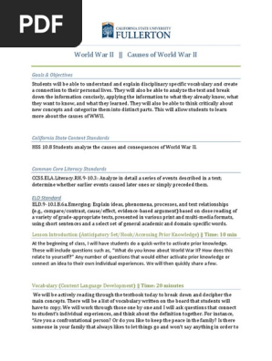 reading lesson plan