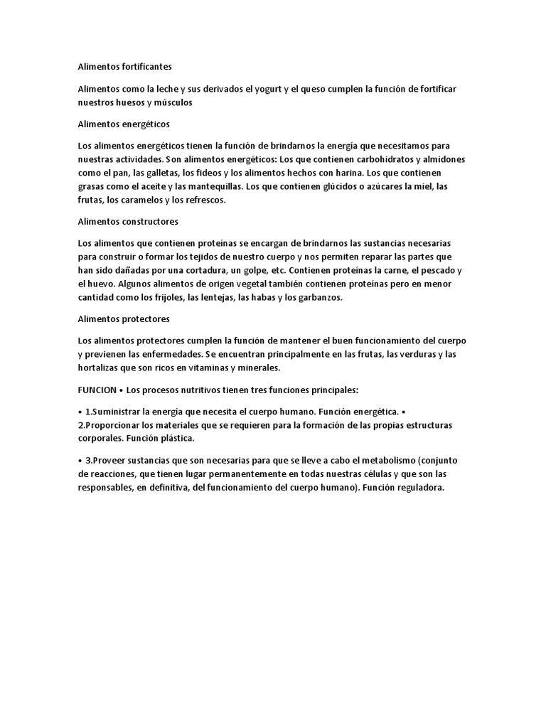 Alimentos Fortificantes PDF