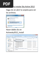 Pasos Para Instalar Sky Active 2012