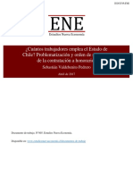 DT005 042017 Valdebenito Cuantos Trabajadores Emplea El Estado de Chile