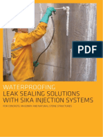 Brochure Waterproofing Leak Sealing Solutions With Sika Injection Systems Nz
