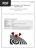 Experiment 22-Monte Carlo Simulation (Mini-Project)