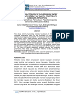 PENGARUH CORPORATE GOVERNANCE INDEX TERHADAP KETEPATAN WAKTU CORPORATE INTERNET REPORTING (Studi Empiris Pada Perusahaan Peserta Corporate Governance Perception Index)