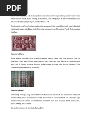 Motif  Batik  Awan Meucanek Contoh Motif  Batik   Motif  Batik  Awan Meucanek Contoh Motif  Batik