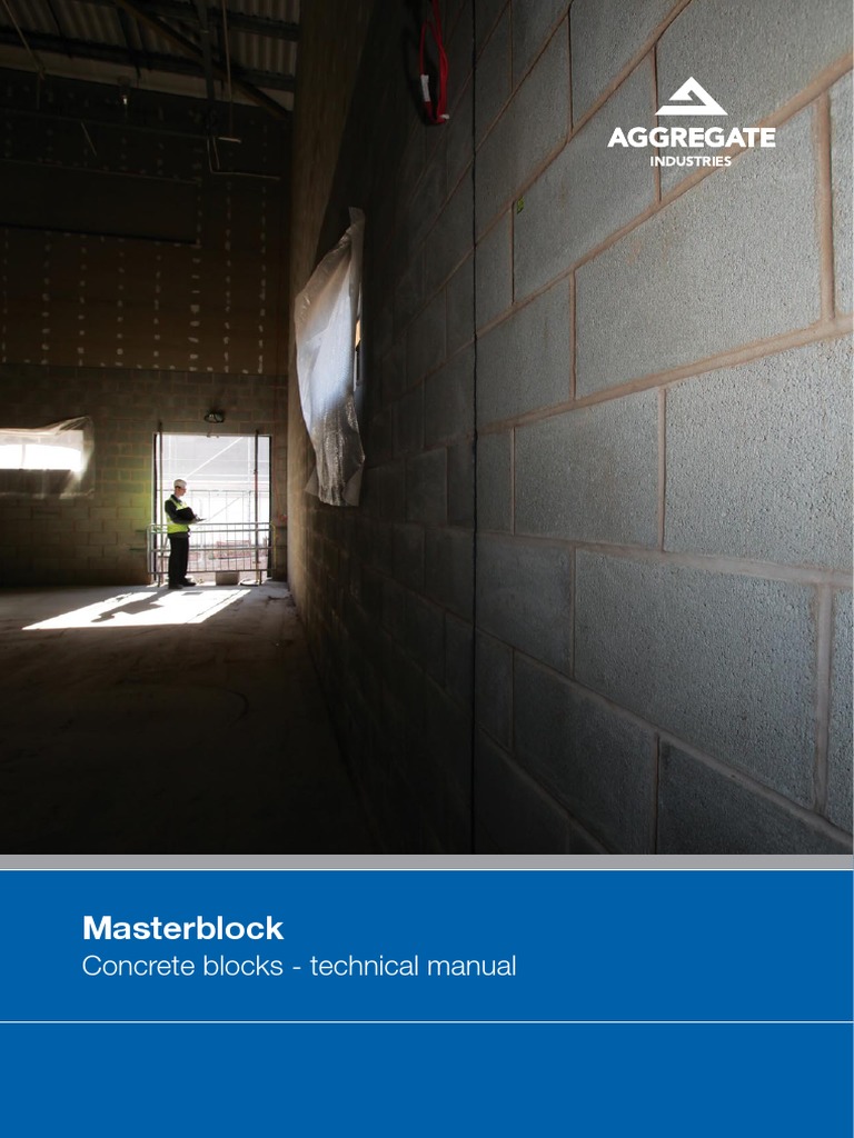 Masterblock Technical Manual Blocks | PDF | Masonry | Mortar (Masonry)