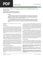 Byproducts of Rice Processing An Overview of Health Benefits and Applications