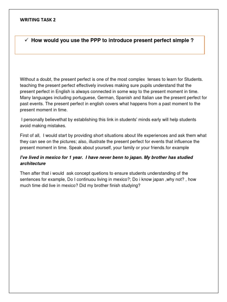 ELT 2 Writing Task 2 | PDF