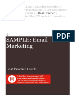 SAMPLE Econsultancy Email Marketing Best Practice Guide