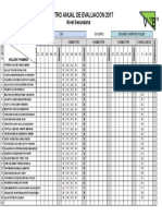 Evaluación anual estudiantes secundaria Santa Rosa Lima 2017