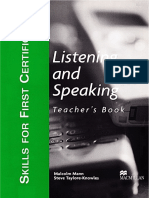 Mann Malcolm Skills For First Certificate Listening and Spea TB PDF