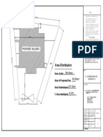 Area Distribution: Proposed Building