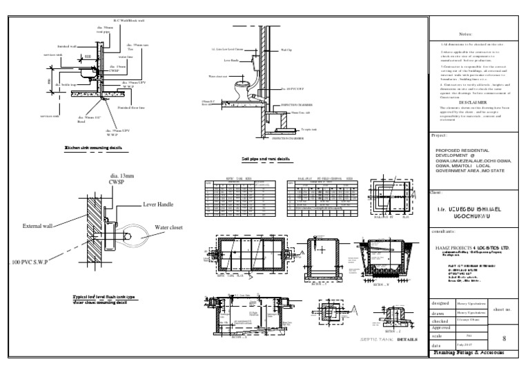 Residential Plumbing Layout Plan | PDF | Hydraulic Engineering ...