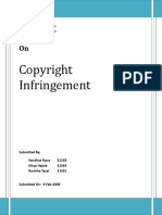 Copyright Infringement Report Final