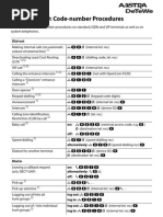 Grandstream Feature Codes Quick Guide | PDF