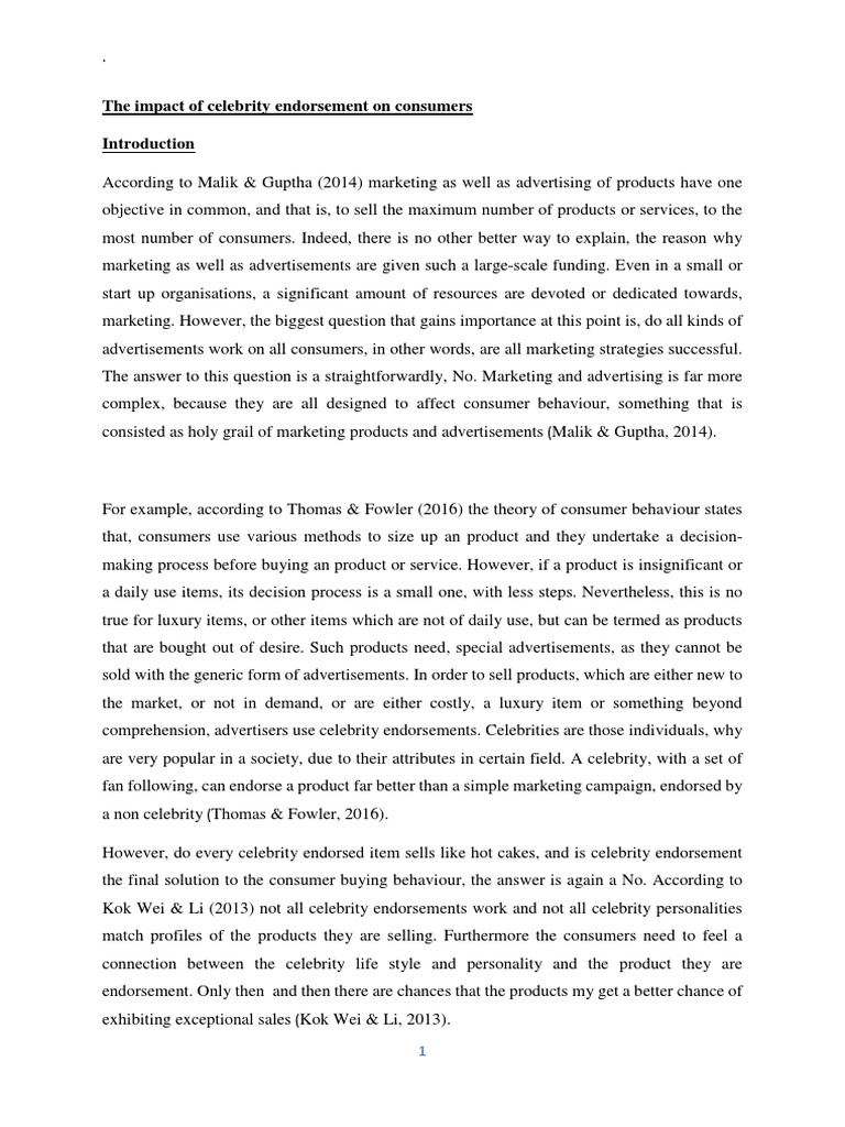 Consumer Behaviour Essay Pdf Credibility Marketing