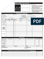 Employment Application PDF