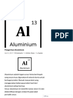 Pengertian Aluminium - Hyamn