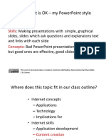 Powerpoint Is Ok - My Powerpoint Style: Skills