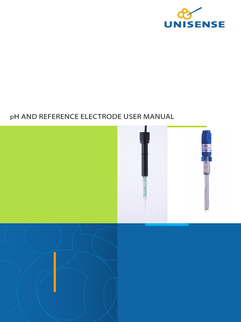 PH and Ref Sensor Manual PDF Ph Physical Chemistry